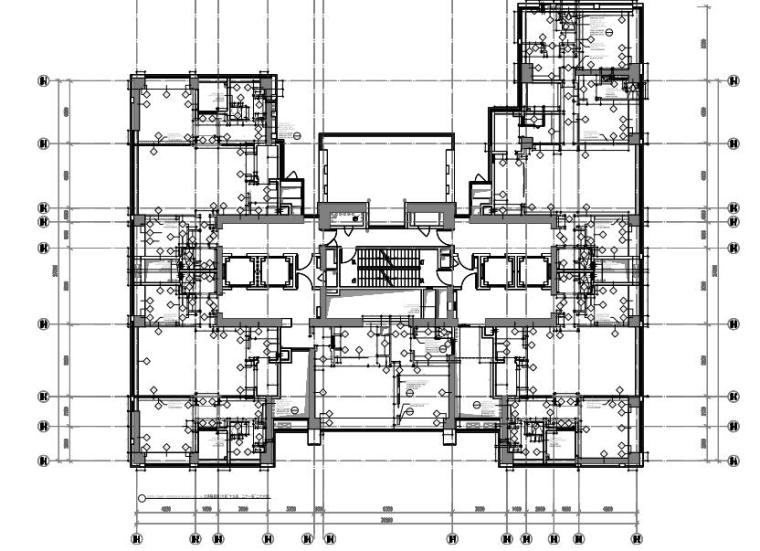 深圳湾悦府南北塔某样板间施工图+物料表-隔墙图