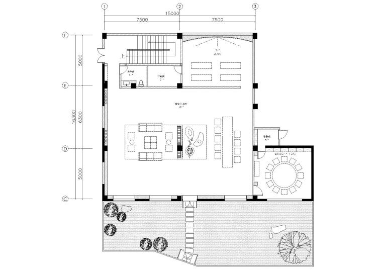 吴中路全季美学生活馆资料下载-[上海]吴中路茶艺术空间装饰施工图+效果图