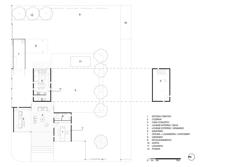 巴西Cabana Arquitetura电子设计办公建筑-31_implantação