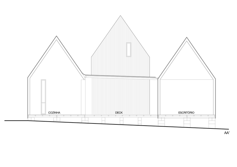 巴西Cabana Arquitetura电子设计办公建筑-32_corte_AA