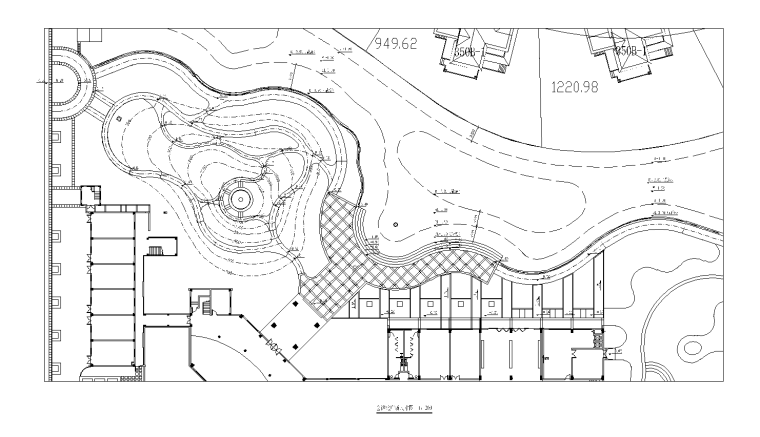无锡现代别墅装修资料下载-[浙江]无锡太湖别墅区样板区景观CAD施工图