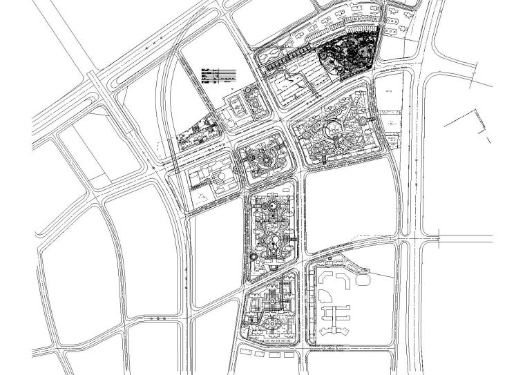 地块cad图资料下载-中华路3#地块项目总图强排CAD