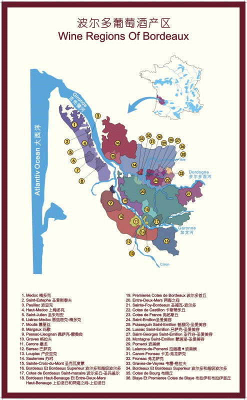 世界葡萄酒产区入门必备产区图都在这了_6