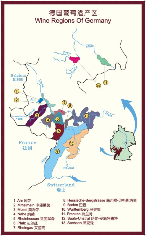 世界葡萄酒产区入门必备产区图都在这了_11