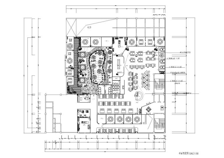 室内3d效果模型资料下载-铜锅火锅店装饰设计施工图+3D模型+效果图