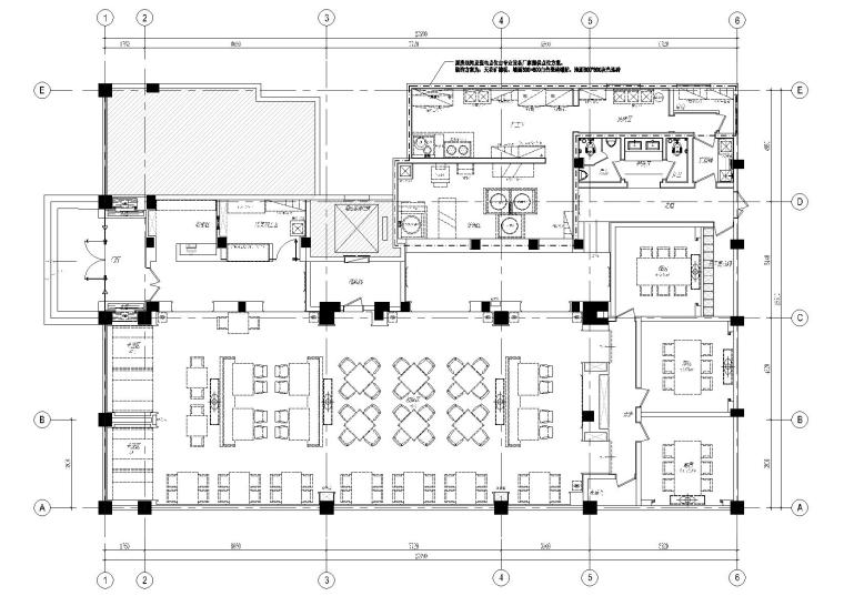 兰州室内装修效果图资料下载-[河南]郑州五味壹品兰州拉面室内装修施工图