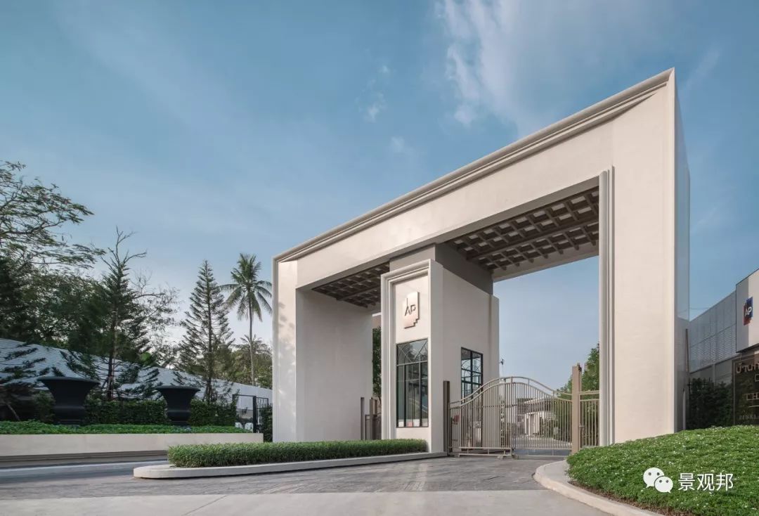 从景观大门看泰国设计,人家真的在认真做原-景观设计-筑龙园林景观