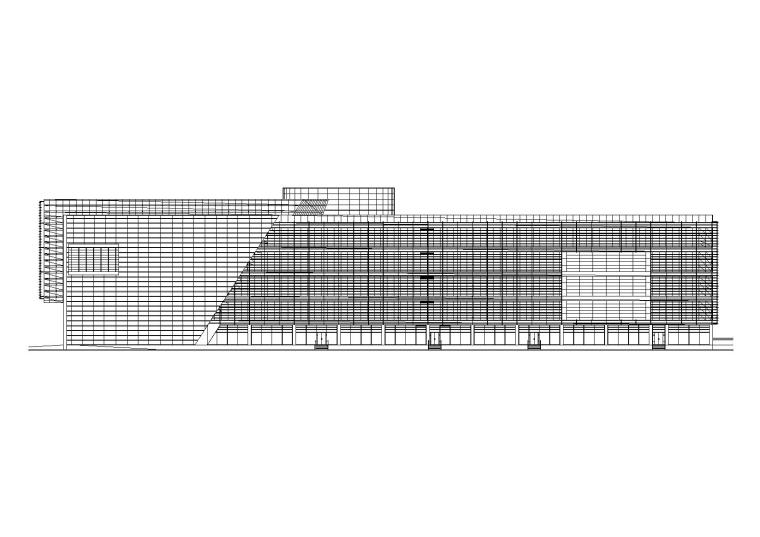 图书馆建筑方案su资料下载-[广东]东莞市图书馆建筑施工图（含效果图）