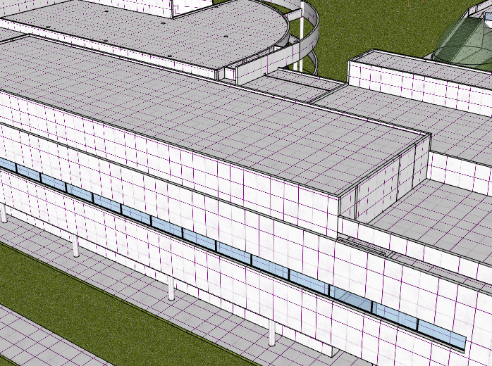 理查德.迈耶名作Weishaupt Forum建筑模型-Weishaupt Forum建筑SU模型6