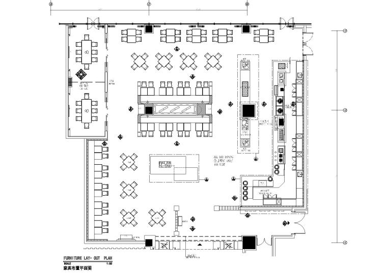 3层餐厅施工图资料下载-[江苏]万达淮安酒店全日制餐厅图纸施工图