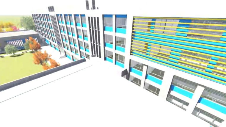 BIM的教学资料下载-4#教学楼BIM应用汇报