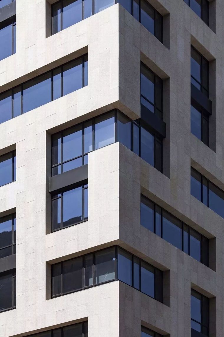 业务楼立面格子转角