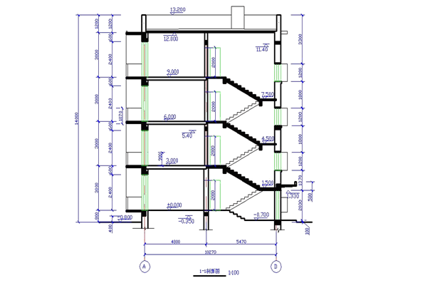 房屋建筑施工图全面教学（一应俱全）-剖面图识别