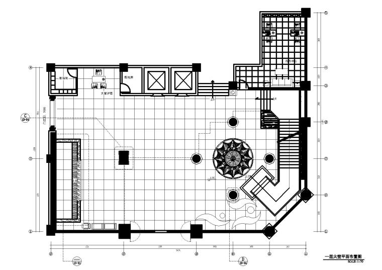 商城cad效果图资料下载-[福州]福清卓越酒店装饰CAD施工图+效果图