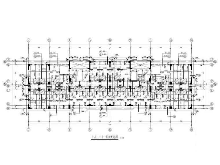 框架结构综合楼建筑图纸资料下载-85.3m框剪结构学校综合楼结构施工图(裙房)