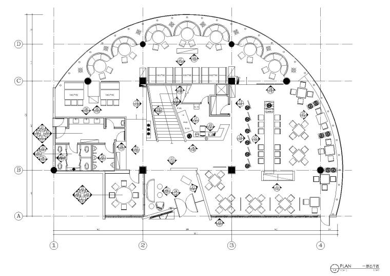 商筑给排水建筑图纸资料下载-[江苏]鄕水谣餐厅装饰设计施工图+实景拍摄