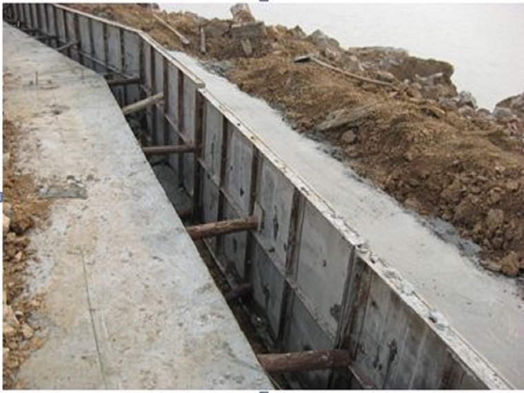 墙砖专项施工方案资料下载-地下连续墙导墙专项施工方案