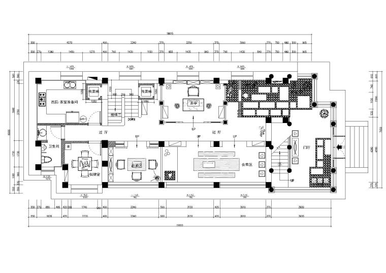 节点大样cad施工图资料下载-禅意秀茶亭会所全套CAD施工图+效果图