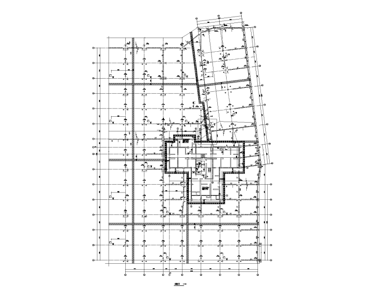 26层剪力墙结构商住楼结构施工图(筏板基础)-基础施工图2