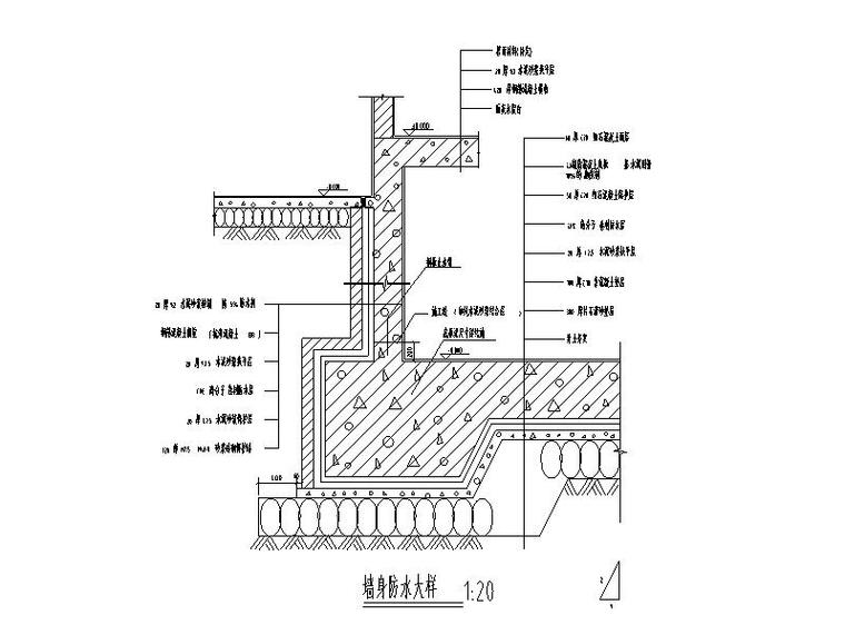 地下结构防水方法资料下载-地下防水及其他防水大样