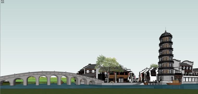 绿城蓝庭西地块住宅资料下载-海通·御墅蓝庭会所+幼儿园景观模型设计