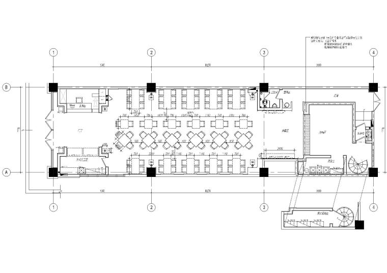 施工图附实景资料下载-[郑州]兰州拉面医附店装饰施工图+实景拍摄