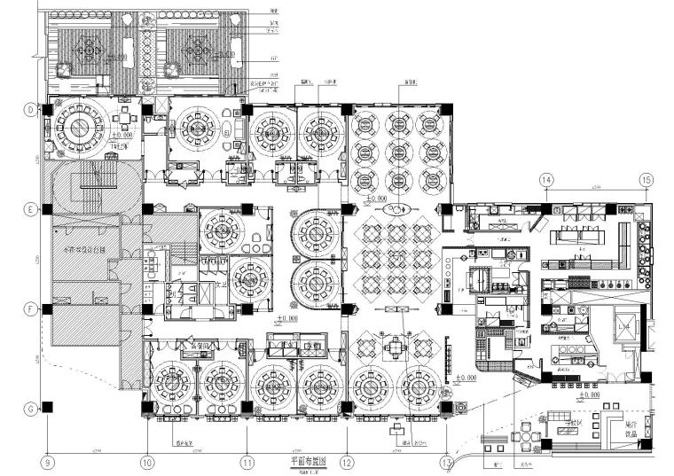 上海迪士尼乐园游资料下载-[上海]新荣记餐厅装饰工程施工图+实景拍摄