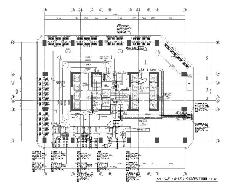 地下二层商业资料下载-三十二层商业、科研综合大楼暖通设计施工图