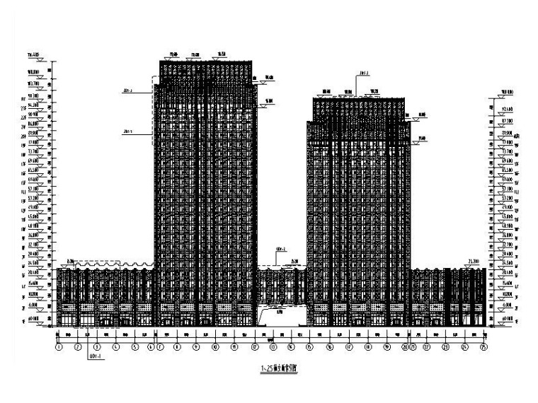 石材幕墙深化施工图纸资料下载-116m超高层大厦幕墙深化设计施工图(2014)