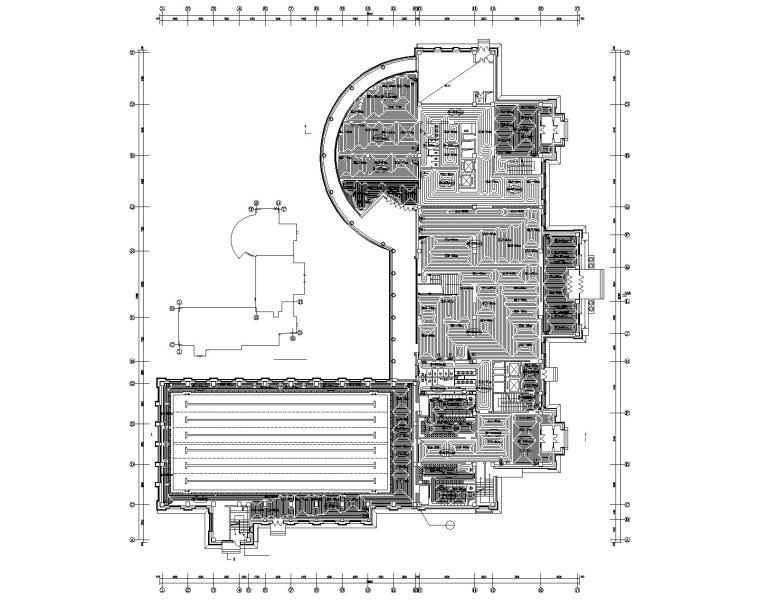 四层居住建筑资料下载-四层住宅会所暖通设计施工图