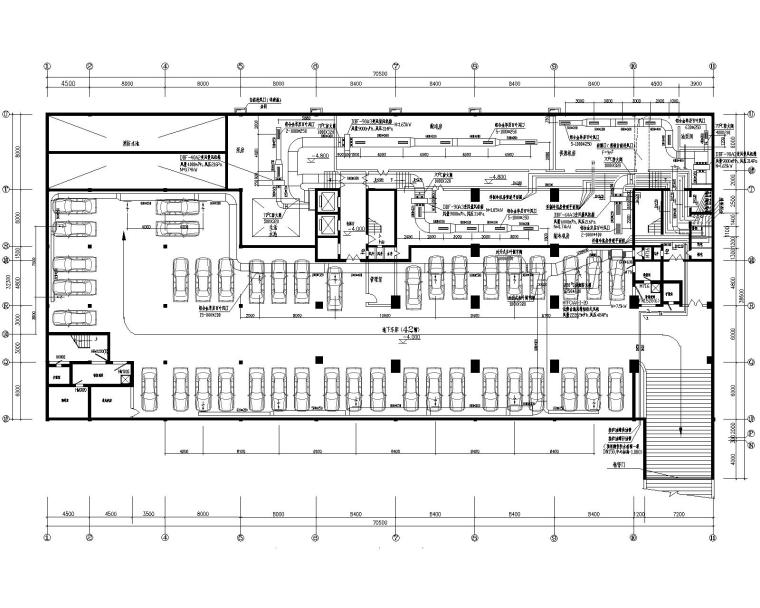 暖通工程图集资料下载-21层三星级大酒店暖通含人防工程施工图全套