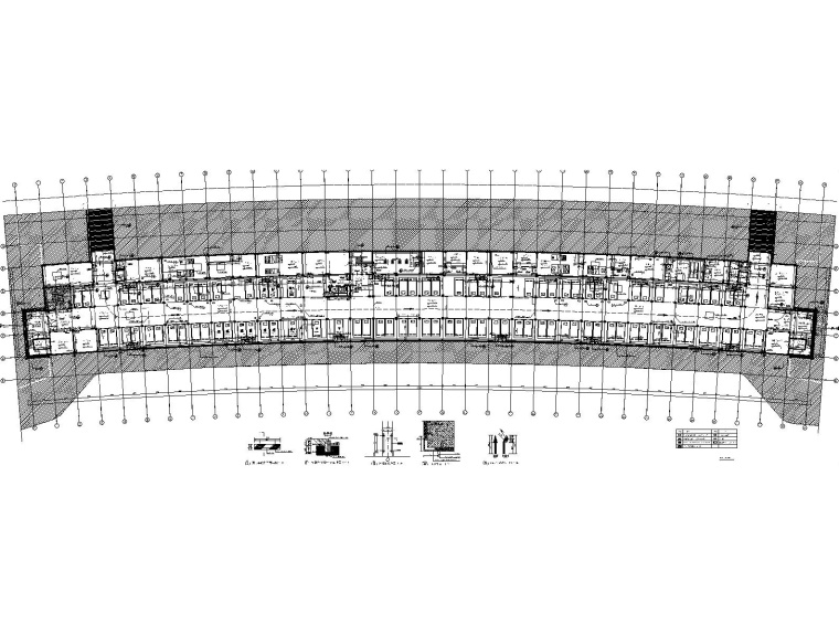 上海临港国际会议中心建筑施工图+效果图-1地下平面图_看图王