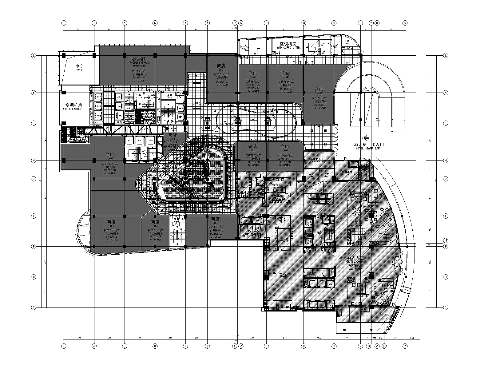 [重庆]凯悦商场CAD施工蓝图文件+效果图-商业空间装修-筑龙室内设计论坛