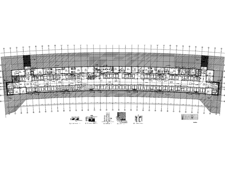 上海临港国际会议中心建筑施工图+效果图-5G地下平面图