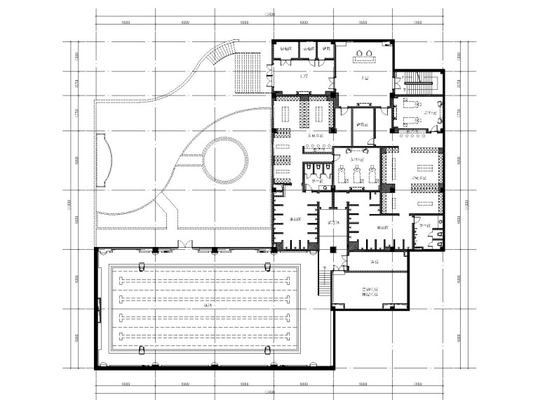 宜家室内装修风格资料下载-黄山翡翠湖碧水苑会所室内装修施工图+物料