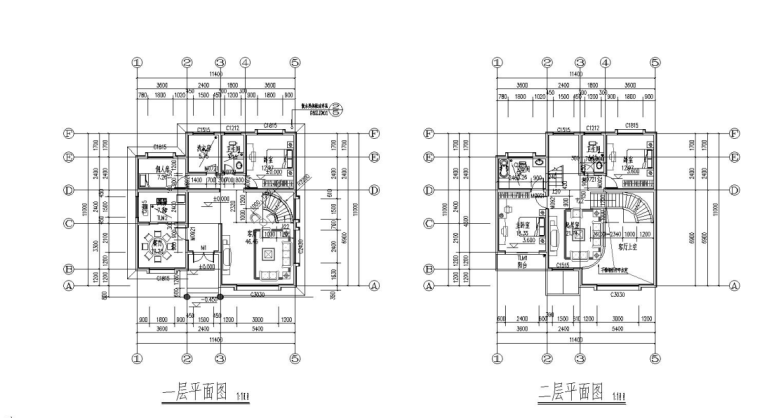 家装户型建筑施工图资料下载-单家独院式别墅建筑施工图设计