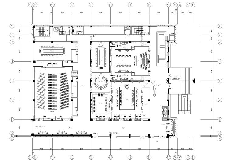 现代酒店工程图资料下载-[福建]上杭客家缘酒店工程施工图+效果图