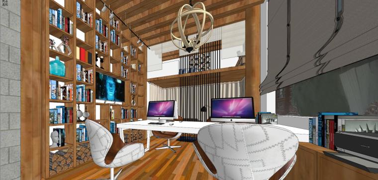 室内设计工作室装修案例资料下载-丽江古城设计工作室室内设计