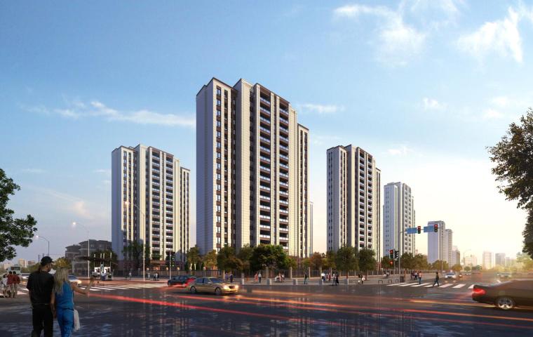 新中式家居风格的住宅资料下载-[江苏]新中式风格住宅建筑模型设计