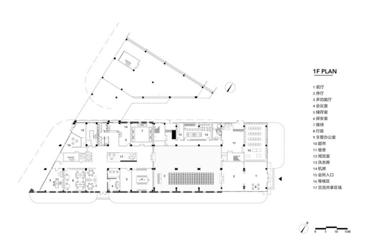 浙江工厂建筑-51-综合楼一层平面_©gad_·_line__studio