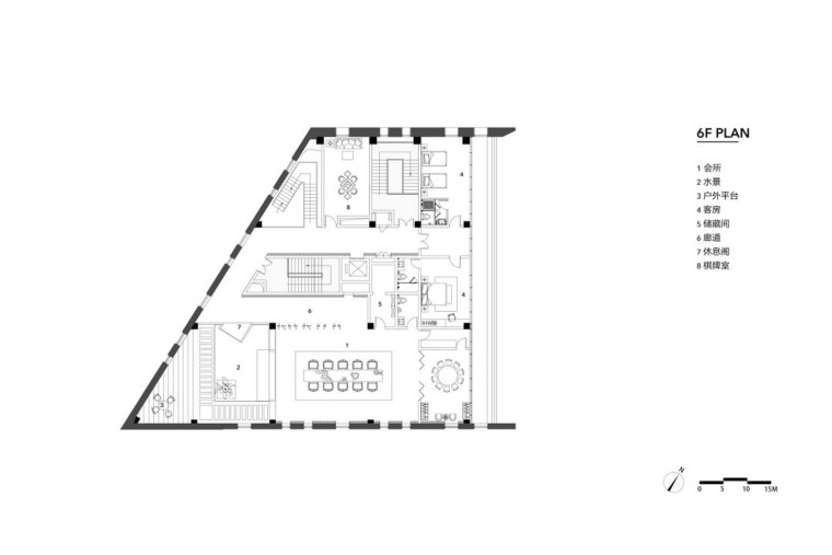 浙江工厂建筑-53-综合楼六层平面_©gad_·_line__studio