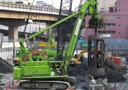 重庆旋挖桩施工工艺资料下载-来自日本的两倍旋挖扩底桩施工技术