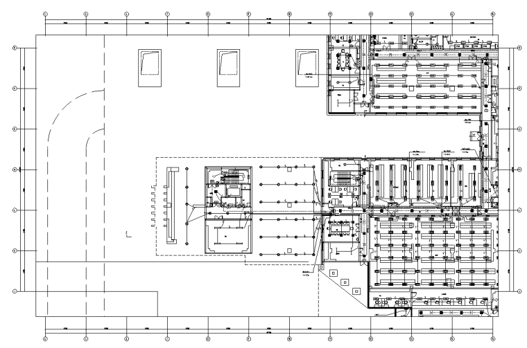 西藏医院新建综合楼电气施工图（含弱电）-开关插座平面图