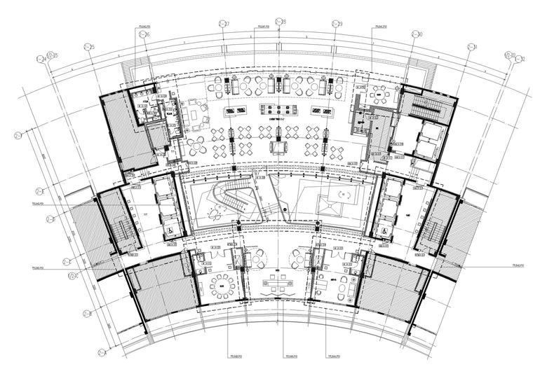 施工图PPT汇报资料下载-[江苏]灵山君来波罗蜜多酒店施工图+效果图