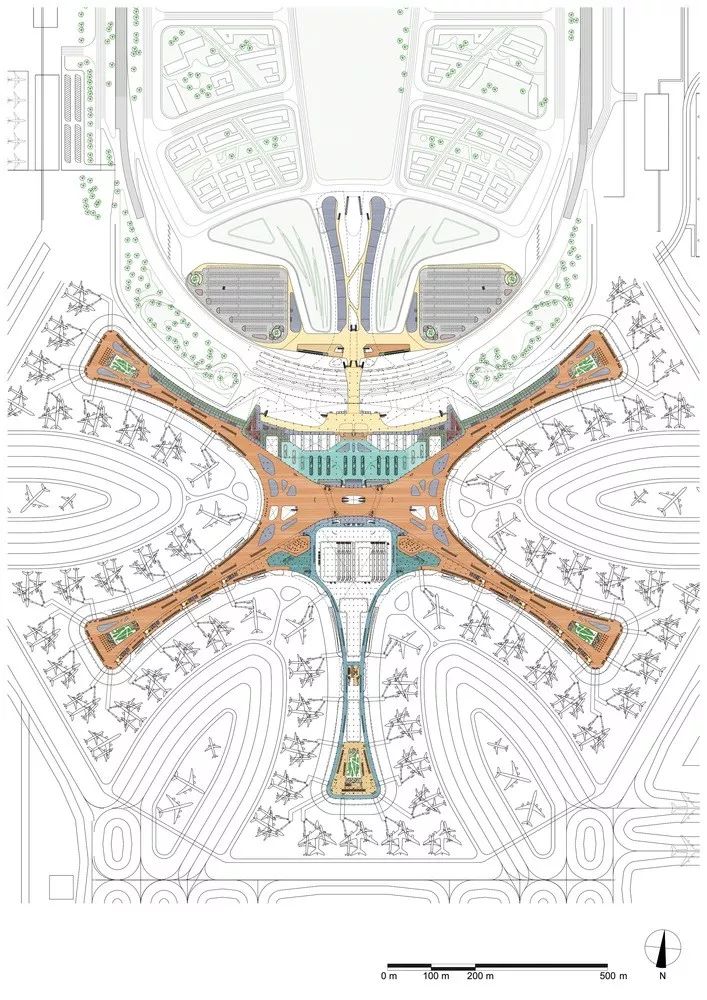 [分享]北京大兴机场最新全貌 平面设计图