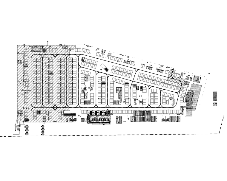 [益阳]知名商业广场建筑结构施工图（2015）-人防地下平面图