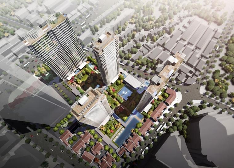 居住街坊案例资料下载-[上海] 现代超高层豪宅项目投标方案文本 