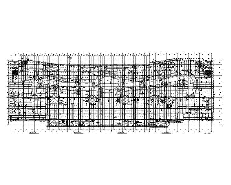 建筑结构CAD图资料下载-6层框架结构商业广场建筑结构施工图2015