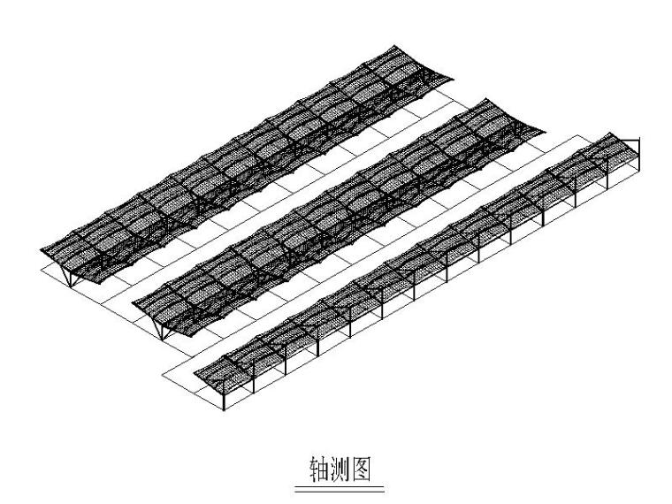 钢结构停车棚节点资料下载-停车棚膜结构方案图2010