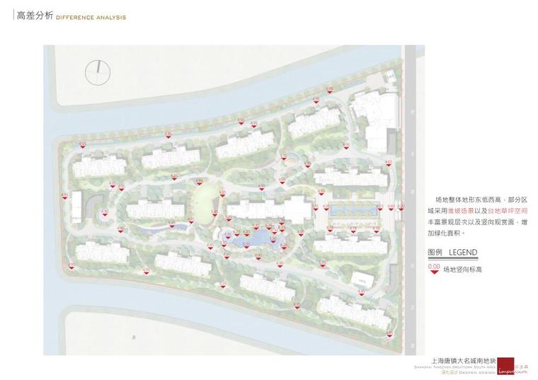 [上海]新中式风格景观深化设计（PDF+87页-高差分析